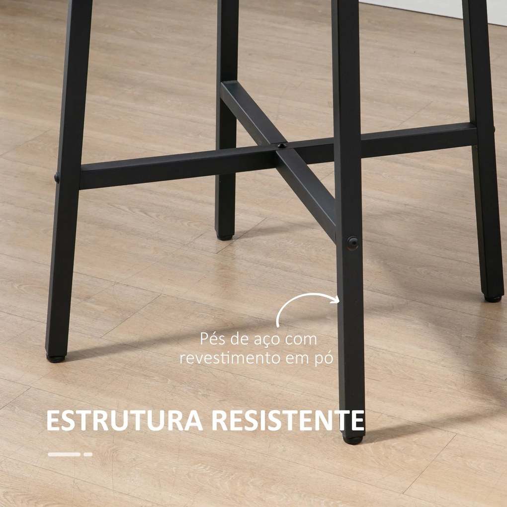Mesa de Sala de Jantar Redonda para 4 Pessoas Mesa de Cozinha Moderna