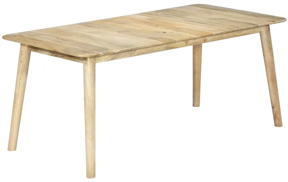 Mesa de jantar madeira de mangueira maciça 180x90x76 cm