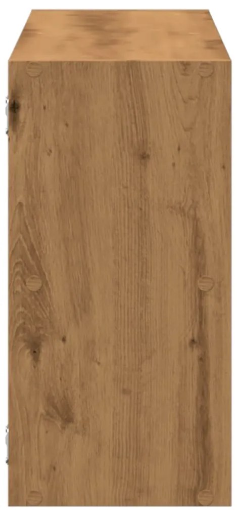 Prateleira parede 100x25x50cm deriv. madeira carvalho artisiano