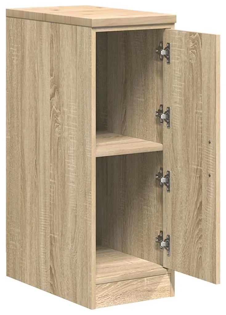 Armário de arrumação de garagem carvalho sonoma 30x51x85 cm