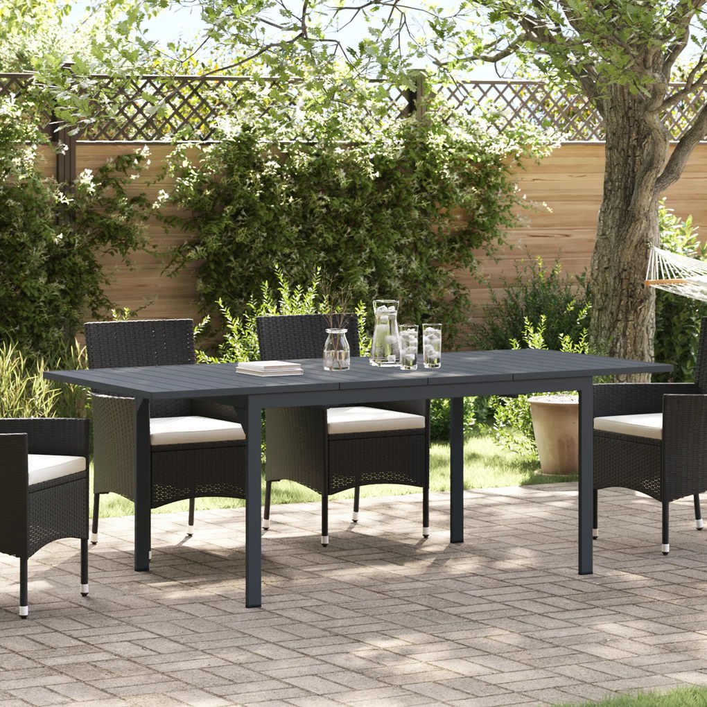 Mesas de Extensão vidaXL 2 pcs Antracite 210x90x73 cm Aço