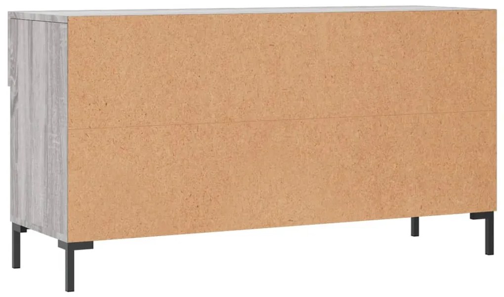 Banco sapateira 102x35x55 cm derivados madeira cinzento sonoma