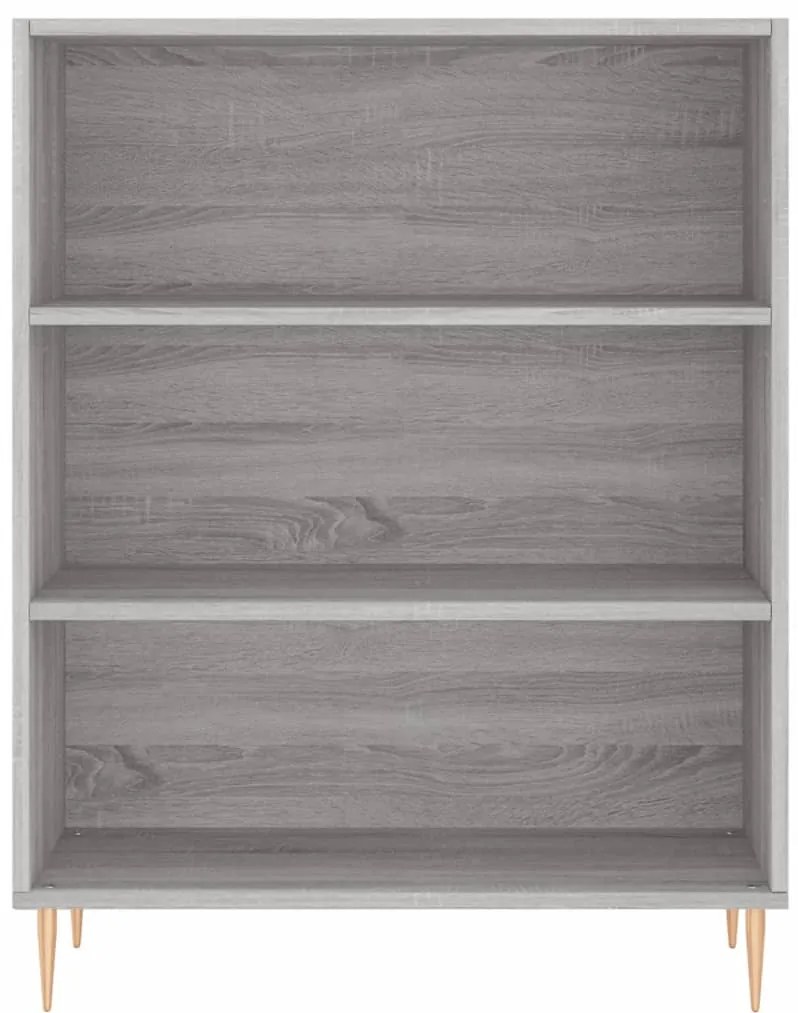 Armário alto 69,5x34x180 cm derivados de madeira sonoma cinza