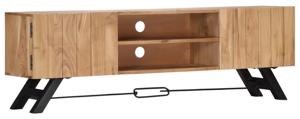 Móvel de TV 140x30x45 cm madeira de acácia maciça