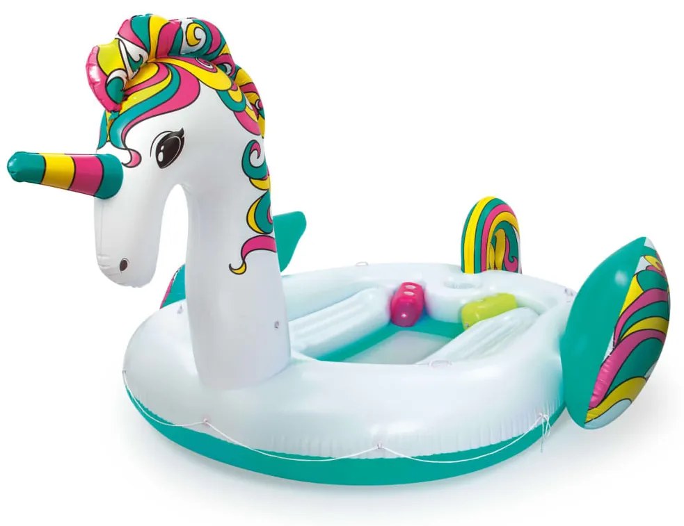 Bestway Bóia de piscina Giant Unicorn Island