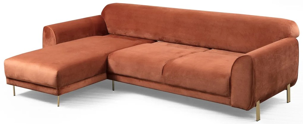 Sofá-Cama de Canto Image Corner – Canela – 287 x 169 cm