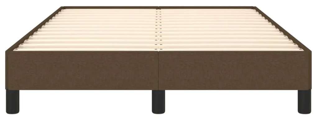 Estrutura de cama sem colchão 120x190cm castanho escuro