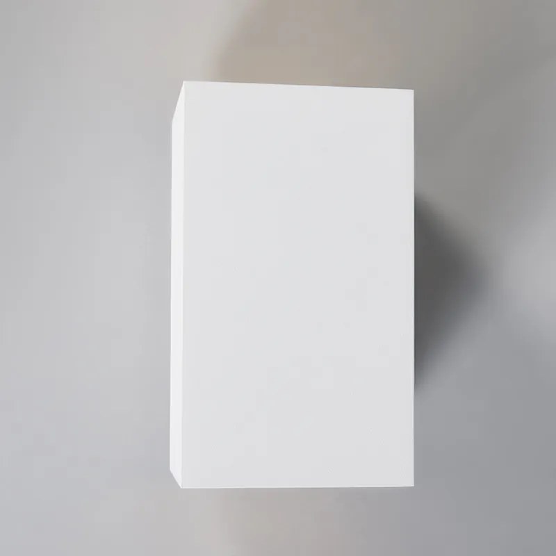 Candeeiro de parede moderno branco quadrado 2 luzes - Sandy Design,Moderno