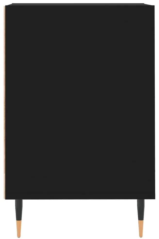 Móvel de TV 100x35x55 cm madeira processada preto