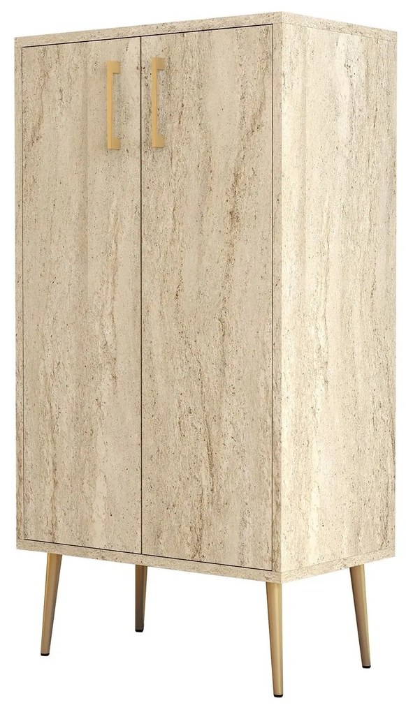Sapateira Prag – Travertino – 60 cm x 111 cm x 35 cm