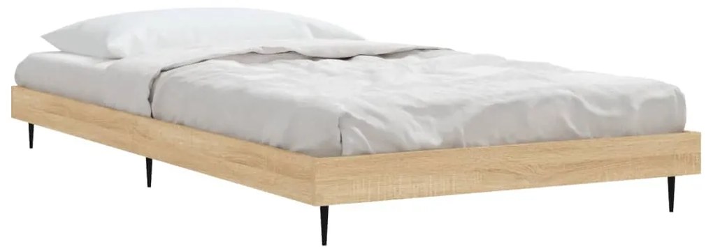 Estrutura cama s/ colchão derivados de madeira carvalho sonoma