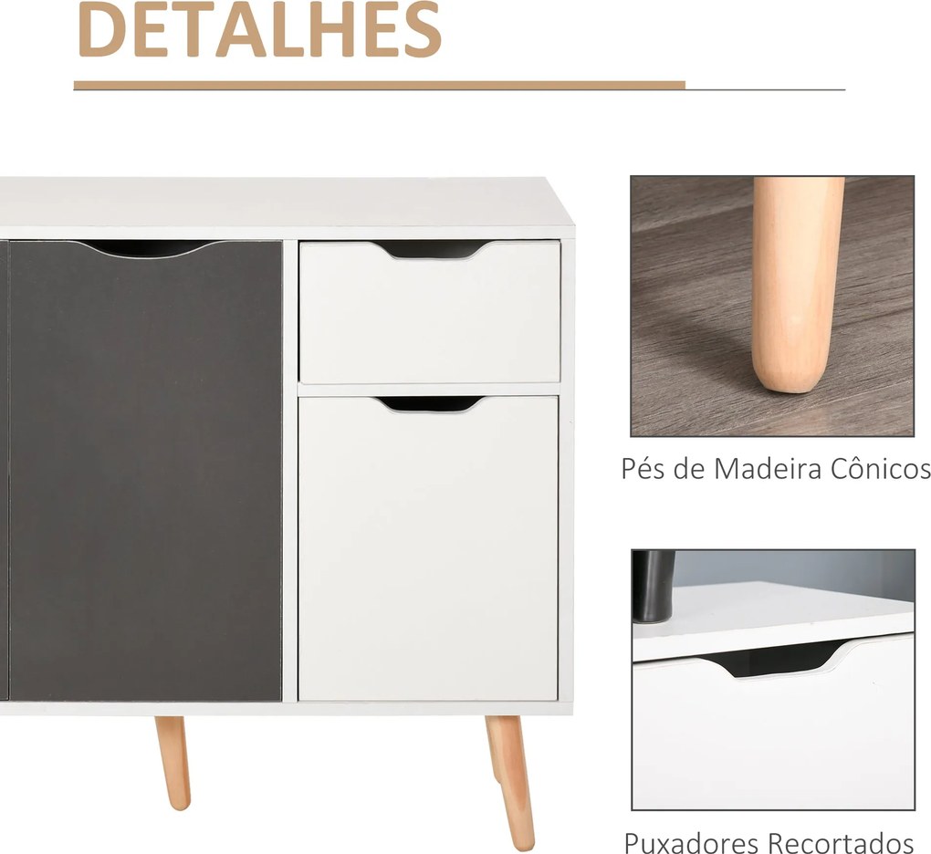 Armário Moderno – Modelo Grenoble – 90x30x72 – Armazenamento Vertical