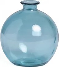 Vaso Em Vidro Kimma Azul Celeste - Sklum