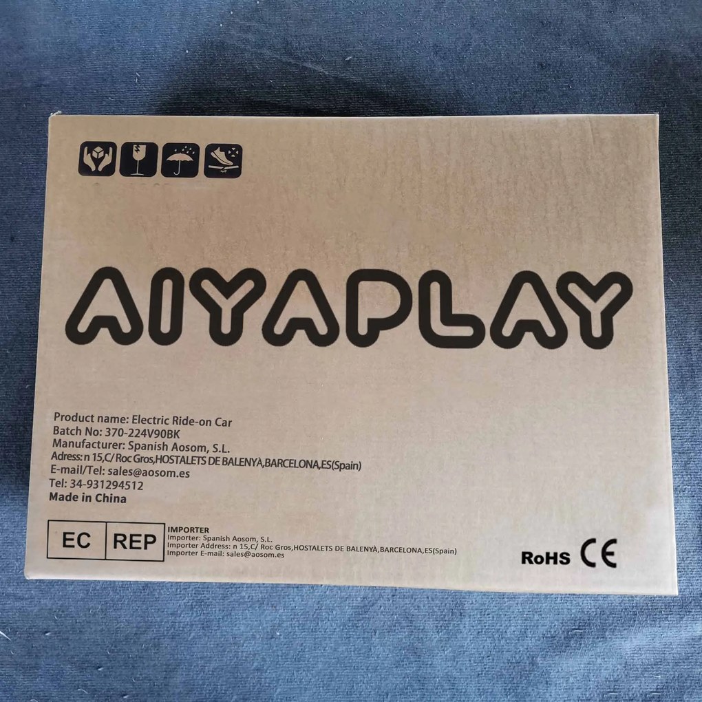 AIYAPLAY Quadriciclo Elétrico HONDA para Crianças de 18-36 Meses Quadr