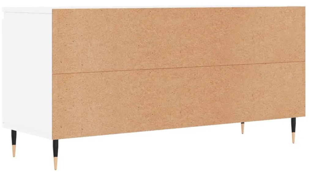 Móvel de TV 104x35x50 cm derivados de madeira branco