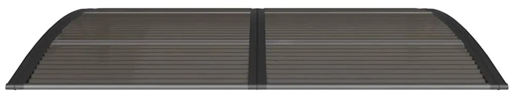 Toldo de porta 150x100 cm policarbonato preto