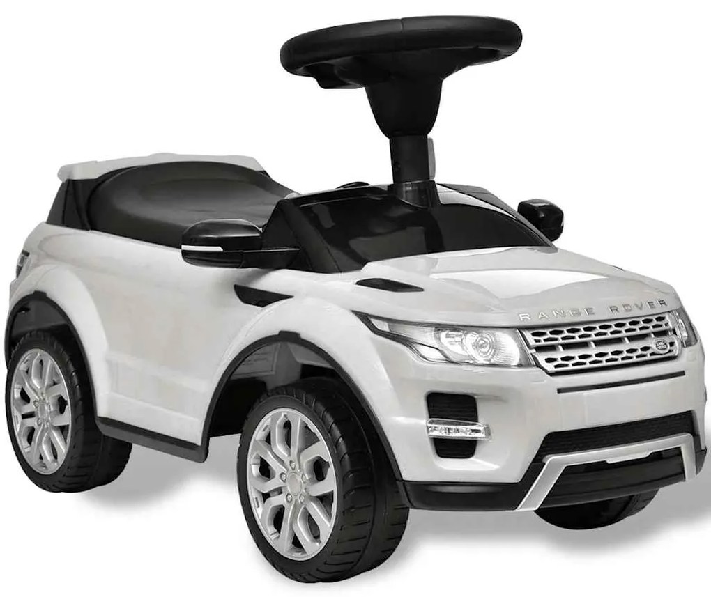 Motocicleta eléctrica Land Rover 348 para crianças com musica - branca