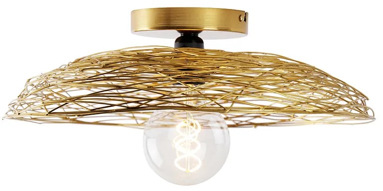 Candeeiro de teto oriental dourado 40 cm - Glan