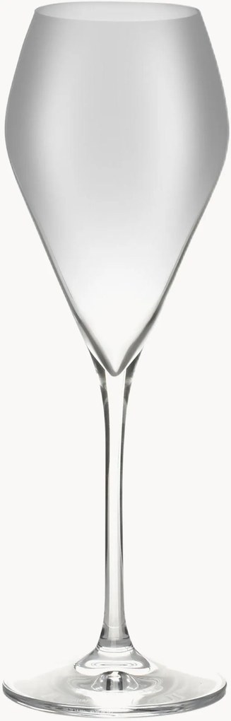 Copos de champanhe em vidro de cristal Cuvee, conjunto de 6