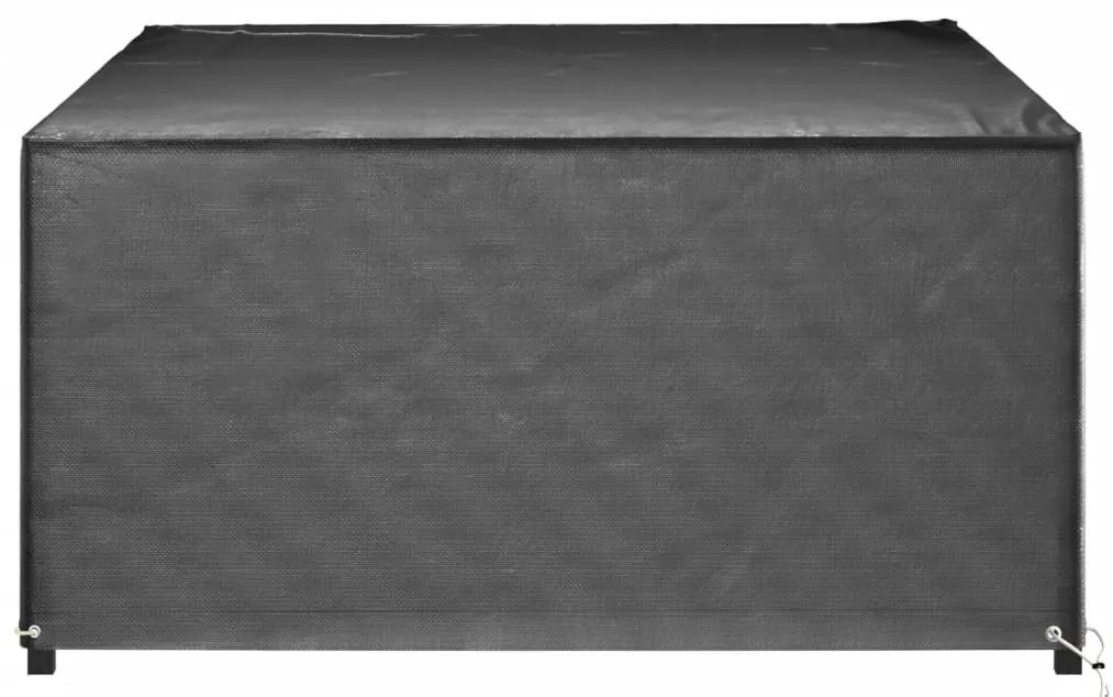 Capas p/ mobília jardim 2 pcs 12 ilhós 270x180x90 cm retangular