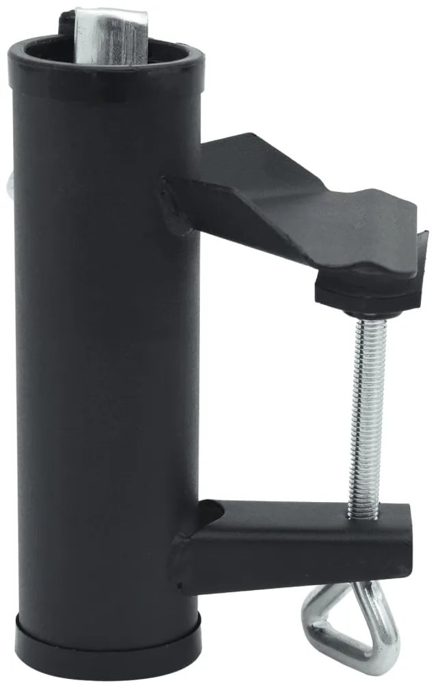 Grampos de guarda-sol para varanda 2 pcs 25-38 mm aço