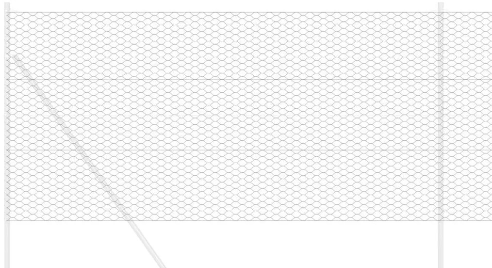 Cerca Hexagonal Cinza Cinzeto 1 x 10 m Aço