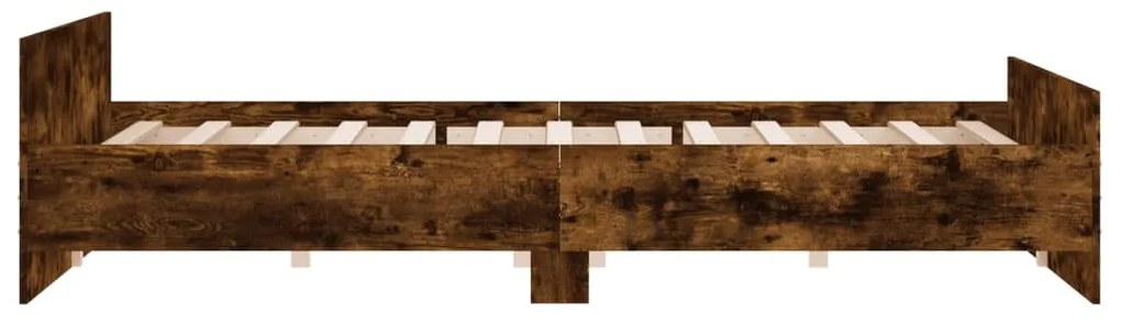 Estrutura de Cama Moona - 180x200 cm - Madeira Rustica - Design Modern