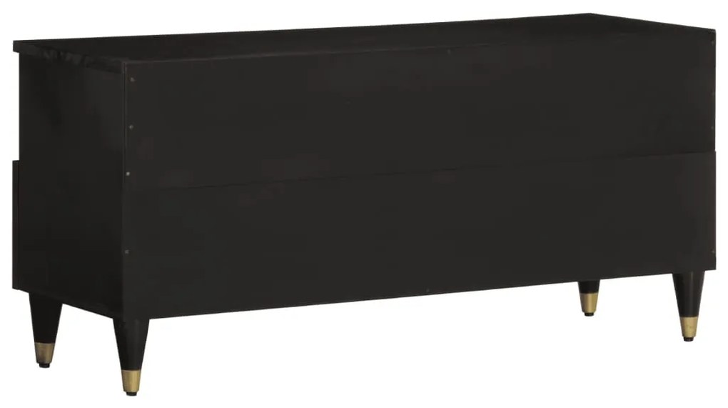 Móvel de TV 100x33x46 cm madeira de mangueira maciça