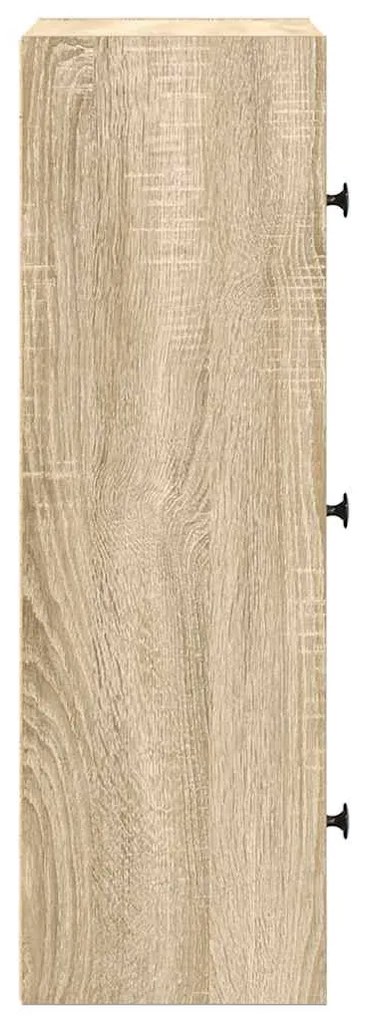 Estante 40x24x77 cm derivados de madeira carvalho sonoma