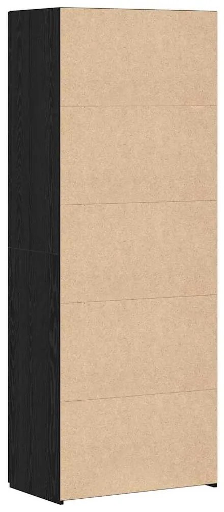 Highboard Carvalho Preto 70x42.5x185 cm Madeira Engenharia
