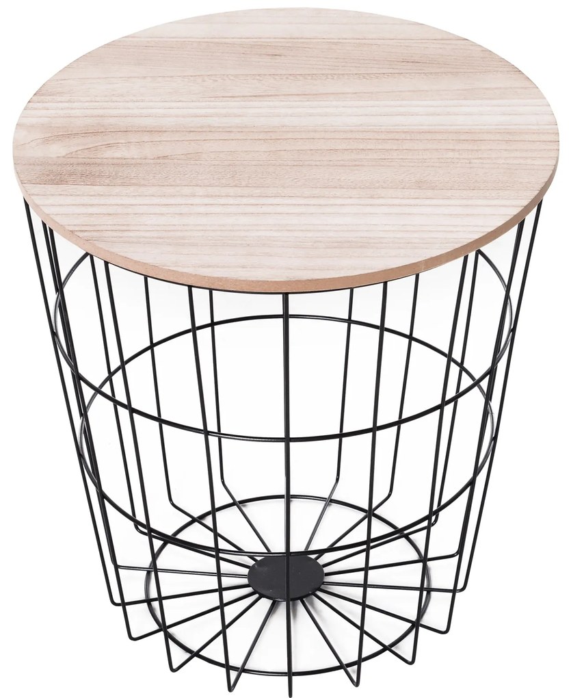 Mesa de centro para sofá Com espaço de armazenamento Estilo Industrial