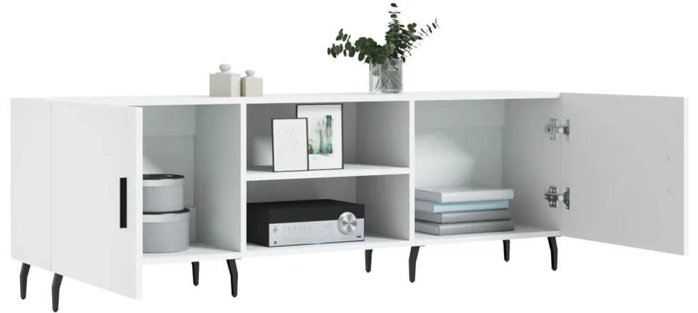 Móvel para TV 150x30x50 cm derivados de madeira branco