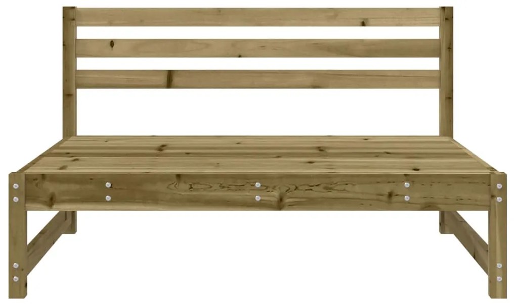 Sofás de centro para jardim 2 pcs 120x80 cm pinho impregnada