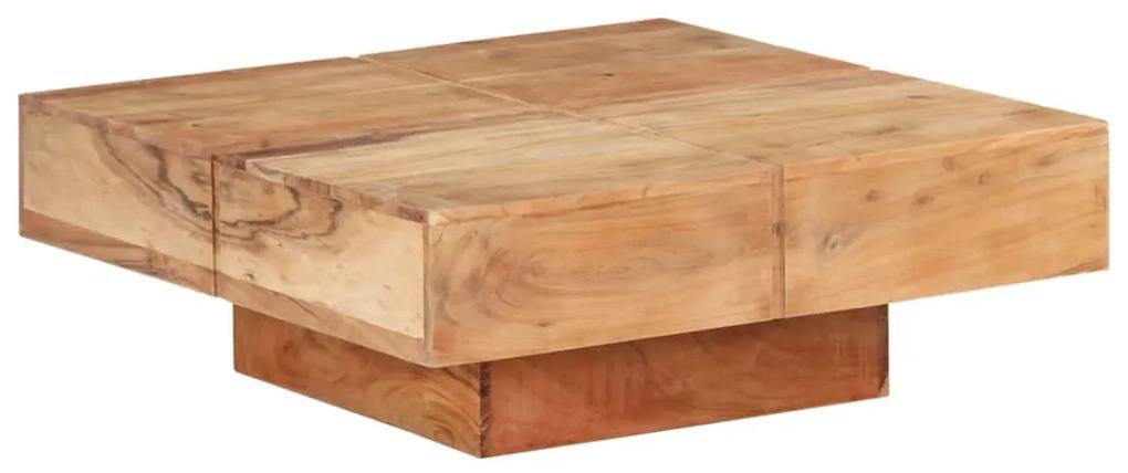 Mesa de centro 80x80x28 cm madeira de acácia maciça