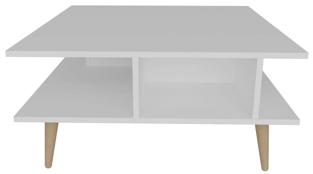 Mesa de Café Akya – Branca – 89cm x 89cm x 44cm