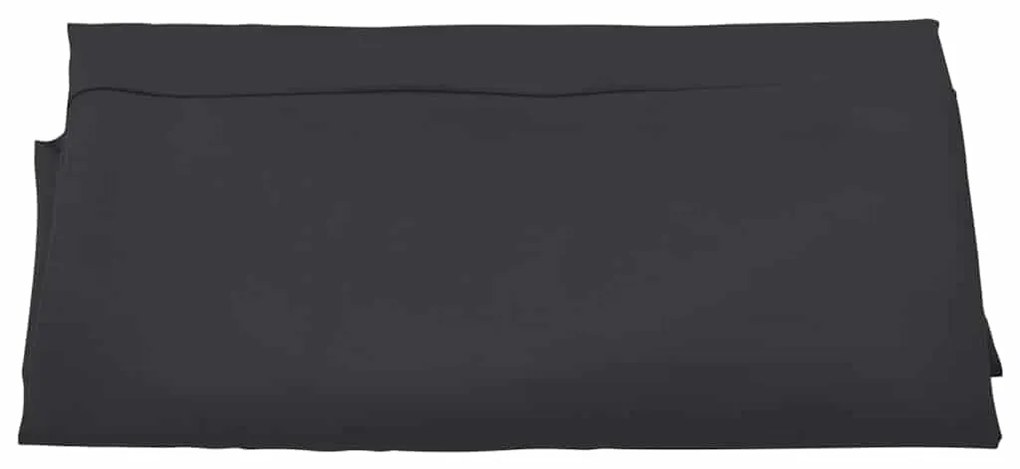 Tecido de substituição p/ guarda-sol cantilever 300 cm preto