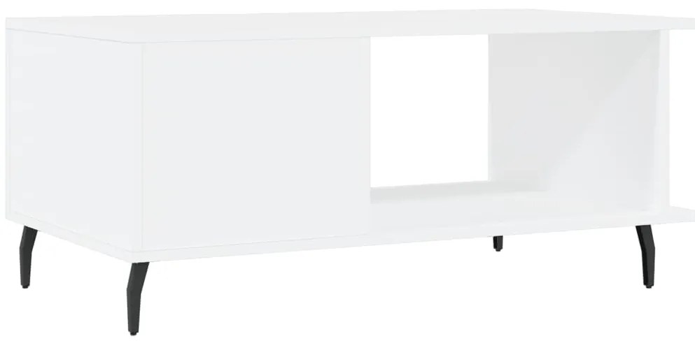 Mesa de centro 90x50x40 cm madeira processada branco