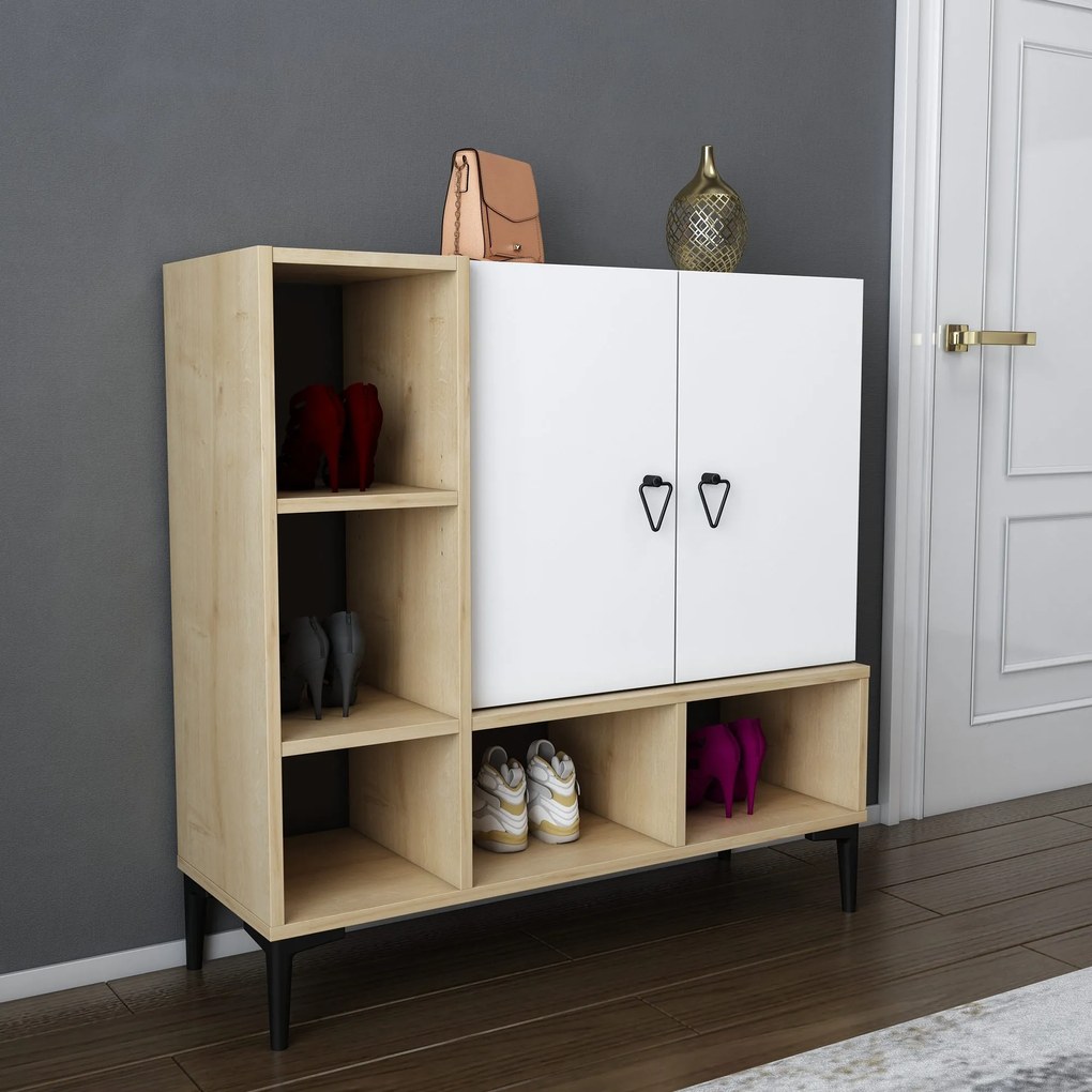 Console Platin – Oak White – 100x35x100 cm