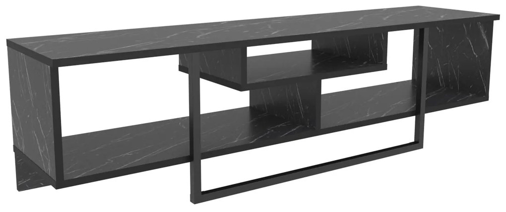Móvel para TV Asal – Preto – 150x35,2x40 cm