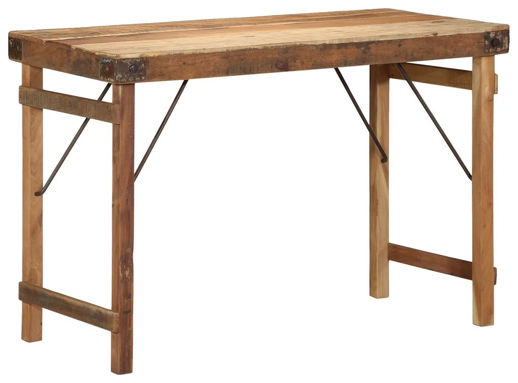 Mesa de Jantar vidaXL 110x55x76 cm Madeira Recuperada