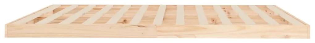 Estrutura de cama super king 180x200 cm madeira de pinho maciça