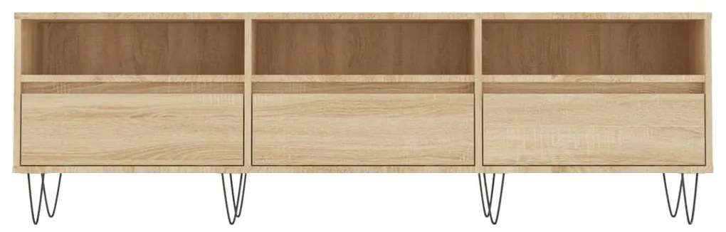 Móvel de TV 150x30x44,5 cm derivados de madeira carvalho sonoma