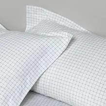 Jogo de lençóis 100 % algodão percal - Sampedro: Cinzento Para cama 90cm - 1 lençol superior 180 x 290 cm + 1 lençol de baixo 180 x 290 cm + 1 fronha almofada 50x70 cm