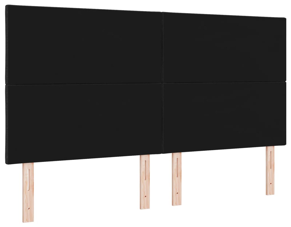 Cabeceira Design de Blocos de Diamante Preta 180 cm Tecido