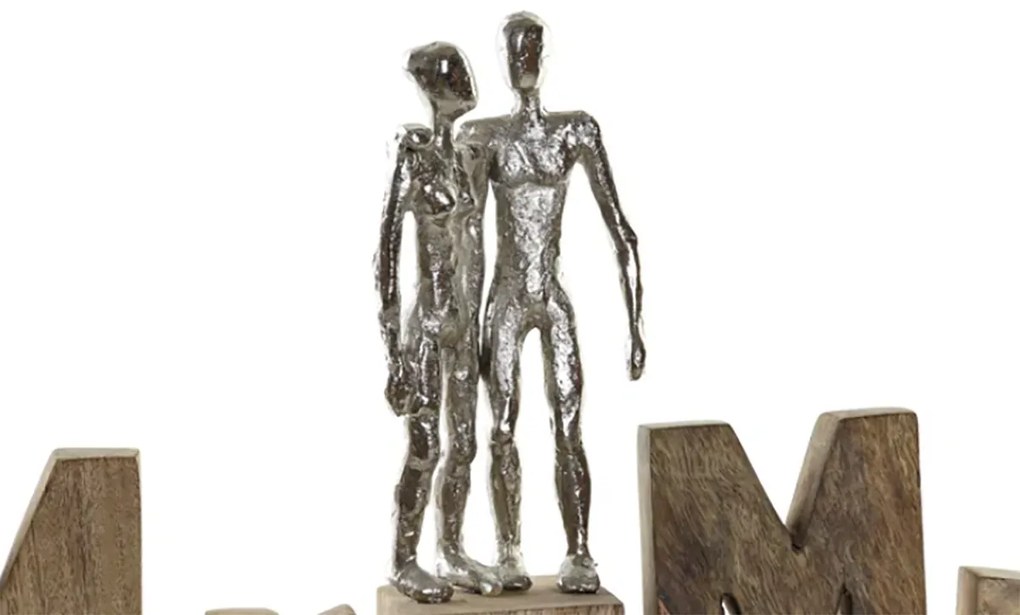 Placa Mr &amp; Mrs | Madeira | 51x28x7 CM