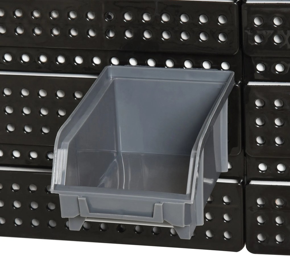 DURHAND Organizador de parafusos e ferragens para parede Caixas 2 Tamanhos 37,5x18x95,5