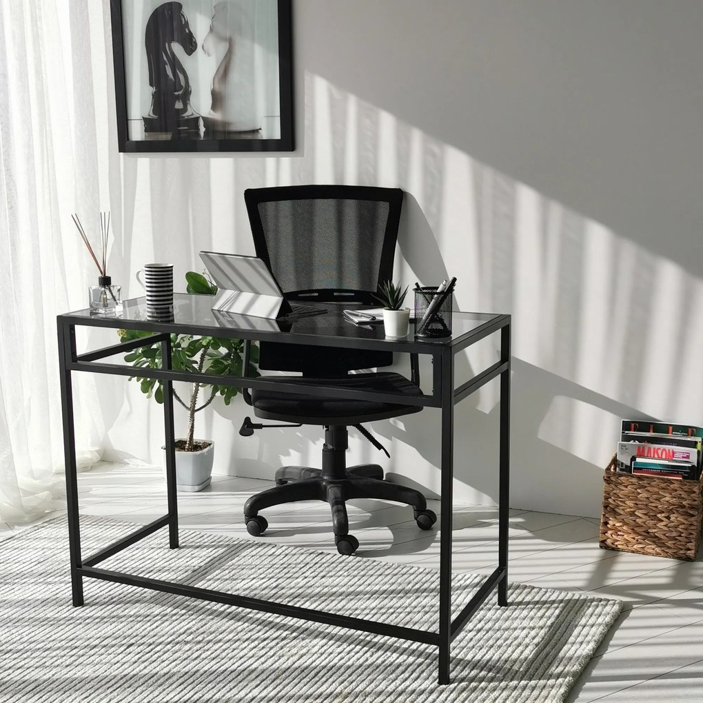 Secretária Network – Preto – 100x75x45 cm