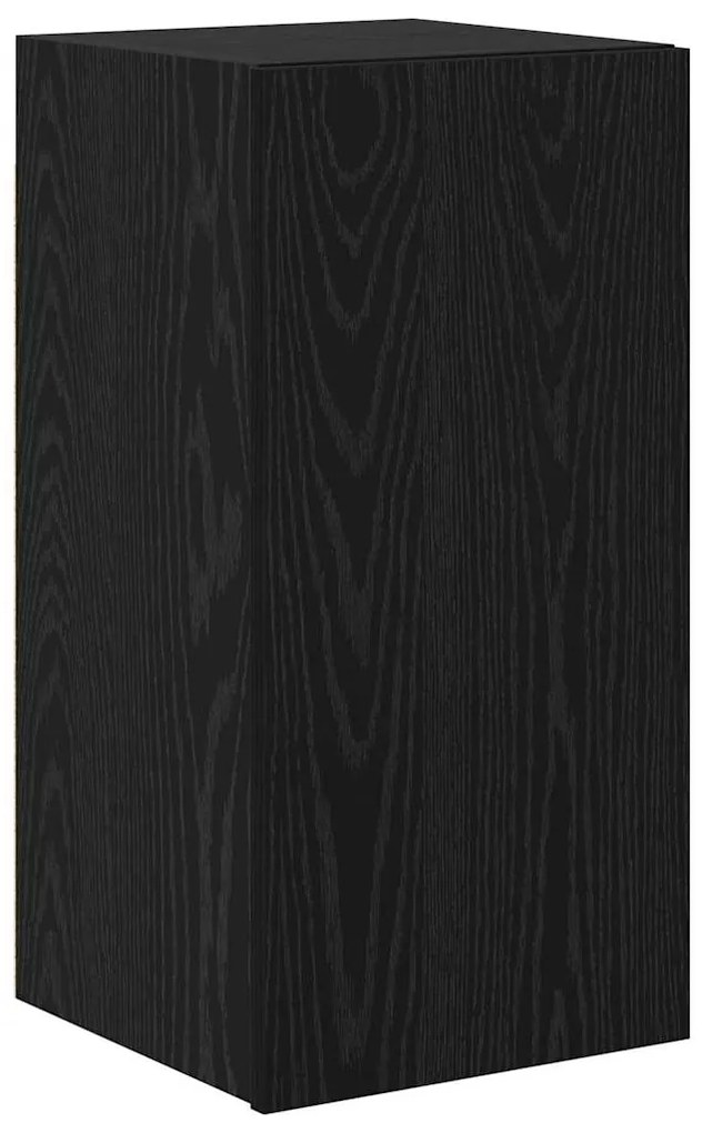 Conjunto de Estante para TV com prateleira 4 pcs Carvalho Preto