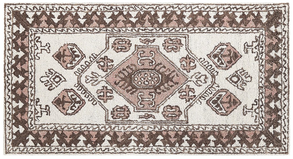 Tapete de lã multicolor 80 x 150 cm TOMARZA Beliani