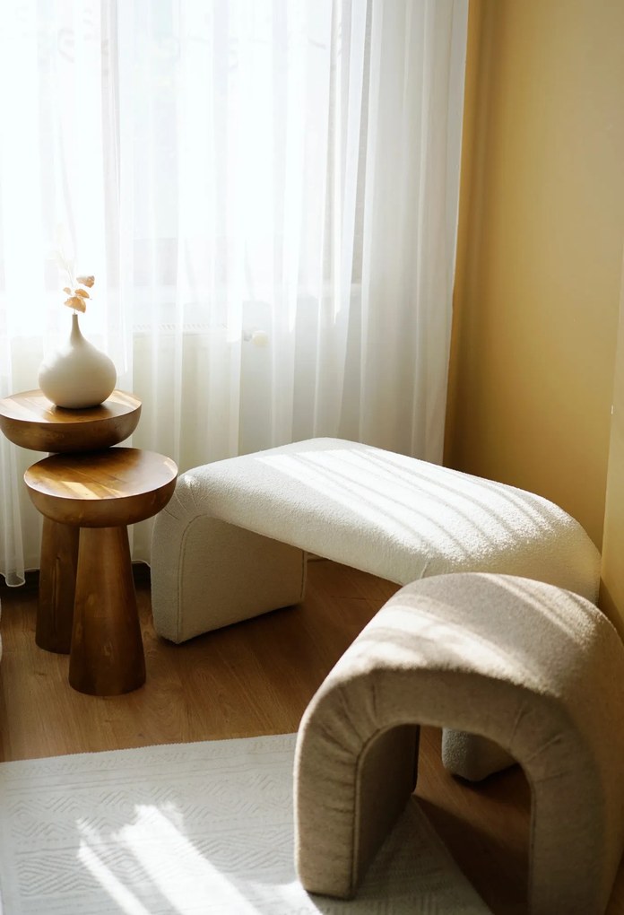 Pouffe Nu – Branco – 106x45x46 cm